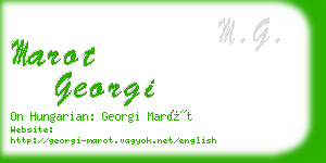 marot georgi business card